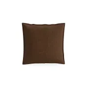 Hem Cushion 55cm x 55cm - Fossil Chocolate gallery detail image