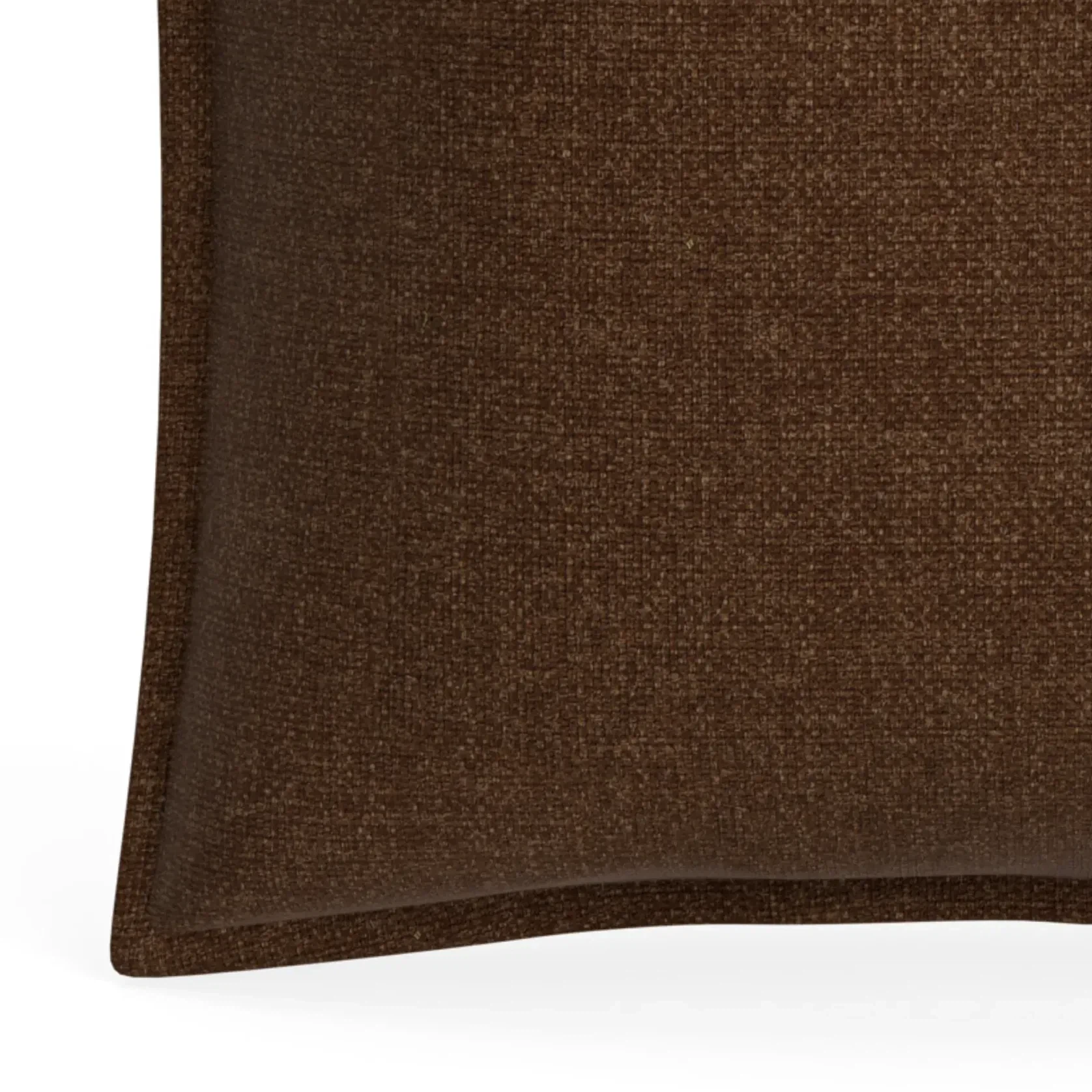 Hem Cushion 55cm x 55cm - Fossil Chocolate gallery detail image