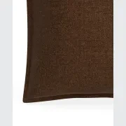 Hem Cushion 55cm x 55cm - Fossil Chocolate gallery detail image
