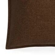 Hem Cushion 55cm x 55cm - Fossil Chocolate gallery detail image