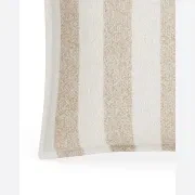 Hem Cushion 55cm x 55cm - Marnie Stripe Sand gallery detail image