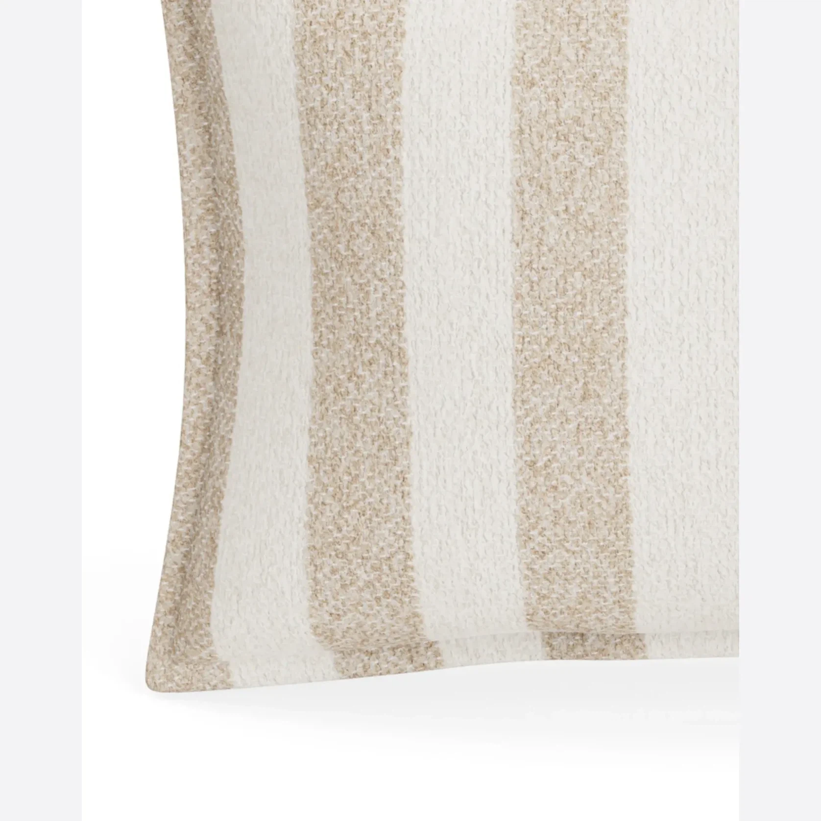 Hem Cushion 40cm x 60cm - Marnie Stripe Sand gallery detail image