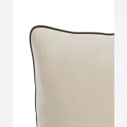 Border Cushion 55cm x 55cm - Eden Ecru / Eden Java gallery detail image