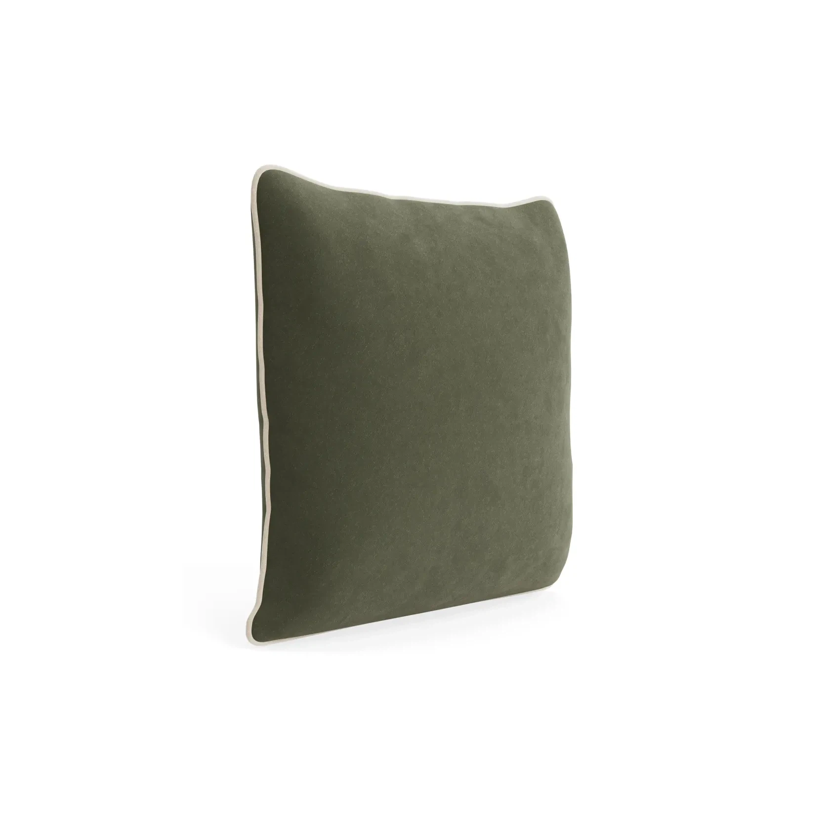 Border Cushion 55cm x 55cm - Eden Leaf / Eden Ecru gallery detail image