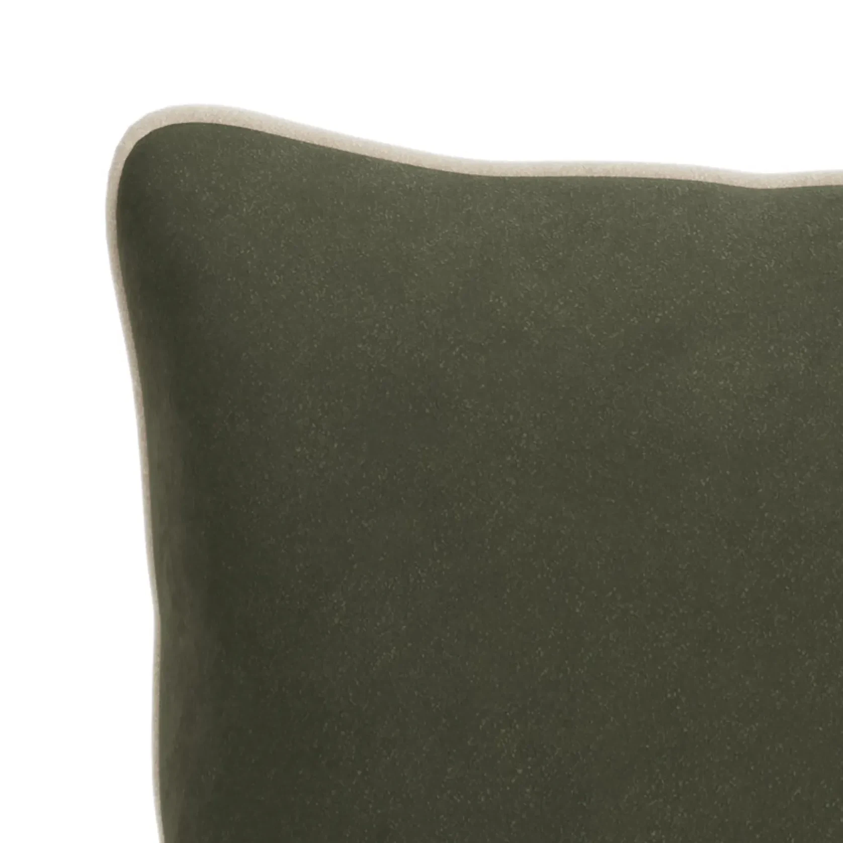 Border Cushion 55cm x 55cm - Eden Leaf / Eden Ecru gallery detail image
