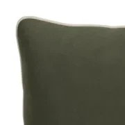 Border Cushion 55cm x 55cm - Eden Leaf / Eden Ecru gallery detail image
