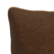 Border Cushion 55cm x 55cm - Fossil Chocolate / Fossil Fawn gallery detail image