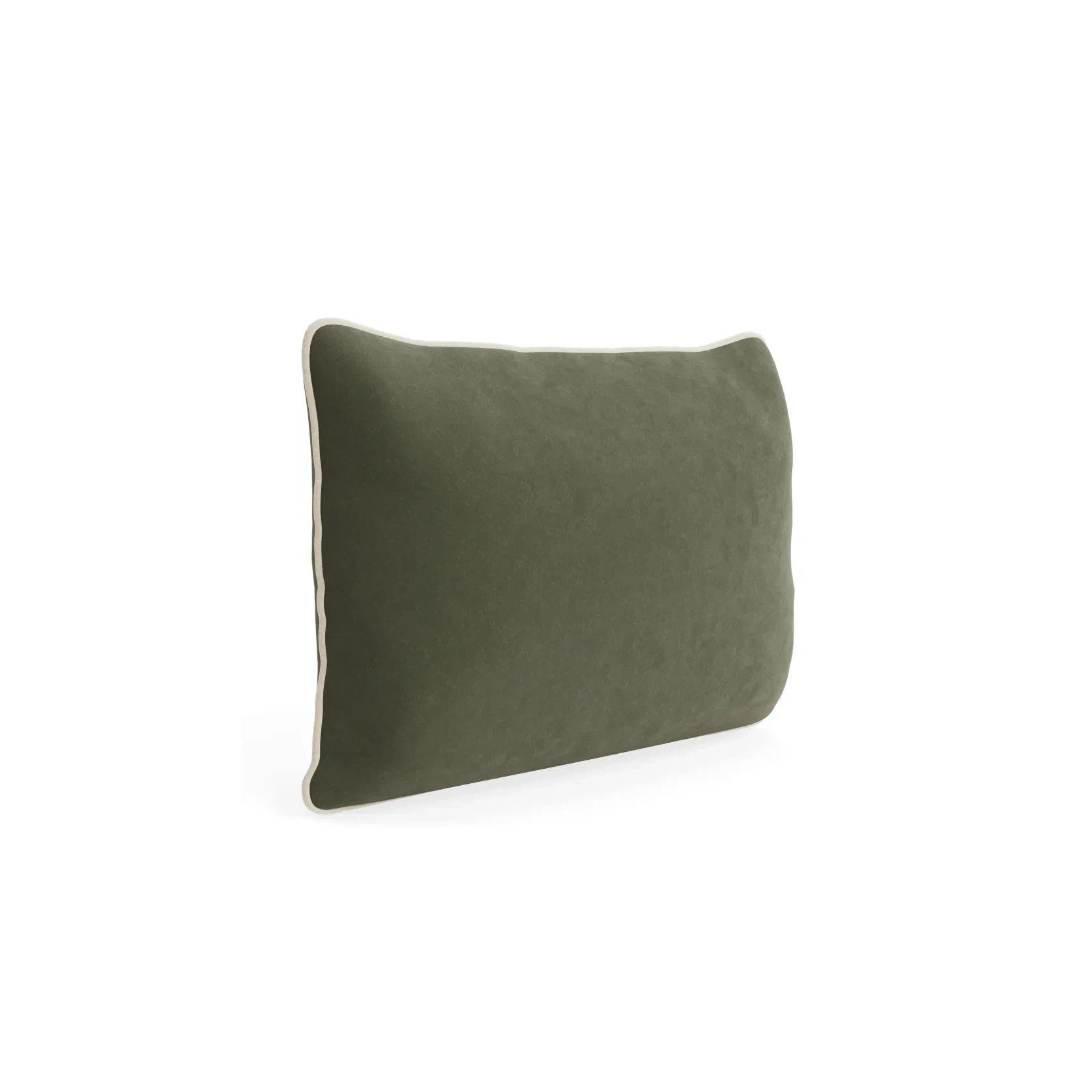 Border Cushion 40cm x 60cm - Eden Leaf / Eden Ecru gallery detail image