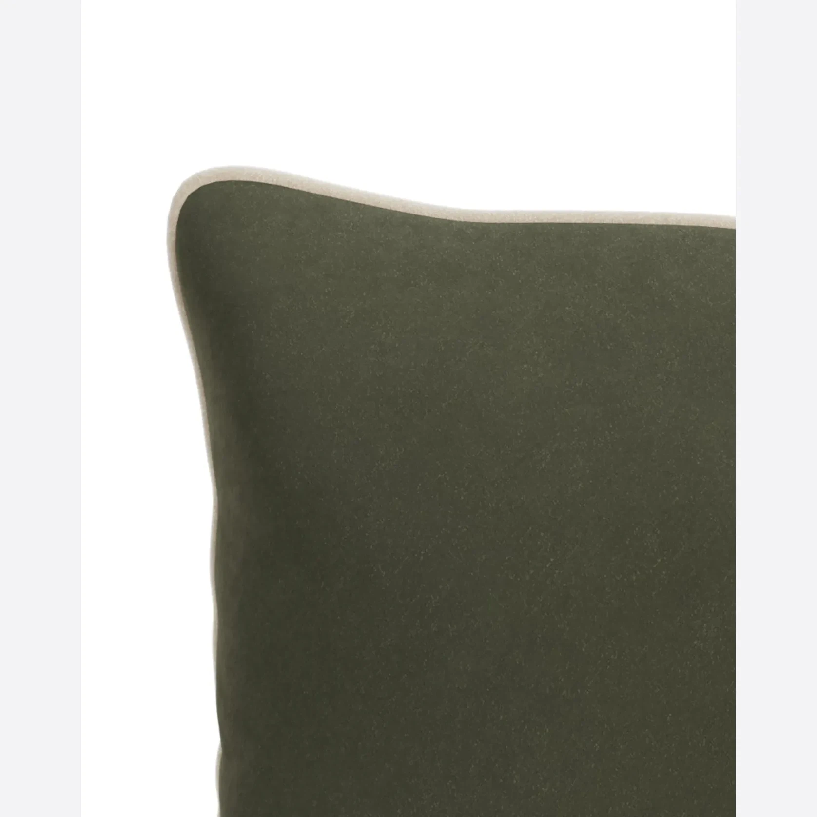 Border Cushion 40cm x 60cm - Eden Leaf / Eden Ecru gallery detail image