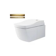Toto Neorest Le Ii Wall Hung Toilet And Washlet W/ Gold Remote Package Gloss White gallery detail image