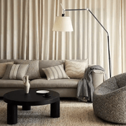 Weave Home Ottavio Cushion - Natural | Textured Stripe gallery detail image