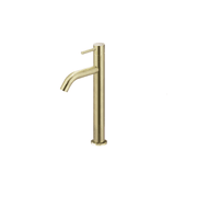 Meir Piccola Tall Basin Mixer Tap with 130mm Spout - Lustre Bronze gallery detail image