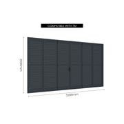 Bifold Shutter Wall For Caribbean Wall Mounted Pergola gallery detail image