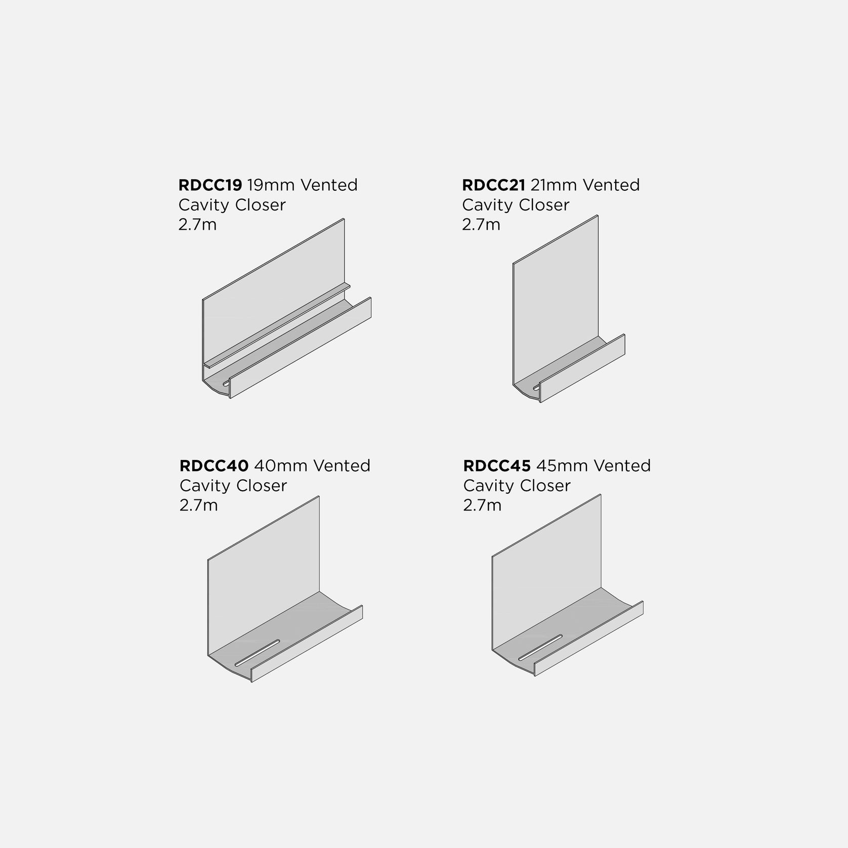 Masons E2 Cavity Closers gallery detail image