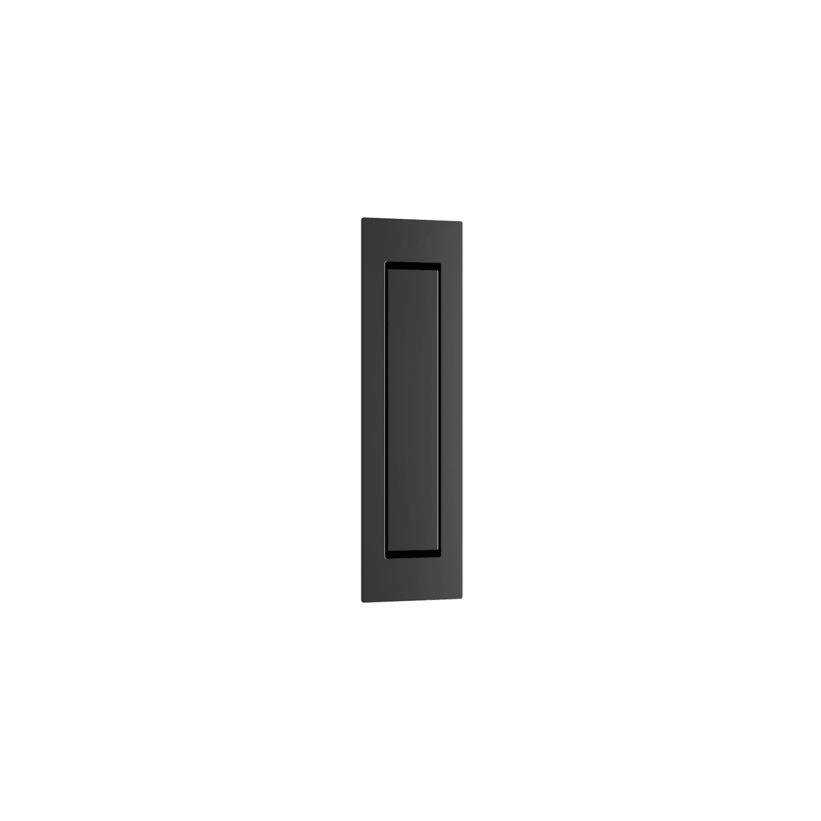 Cavity Slider Edge Pull | Matte Black gallery detail image