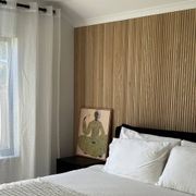 WOODFLEX Flexible Wooden Slat Wall Panel - Oak Veneer - 3000mm x 600mm - Half Round gallery detail image
