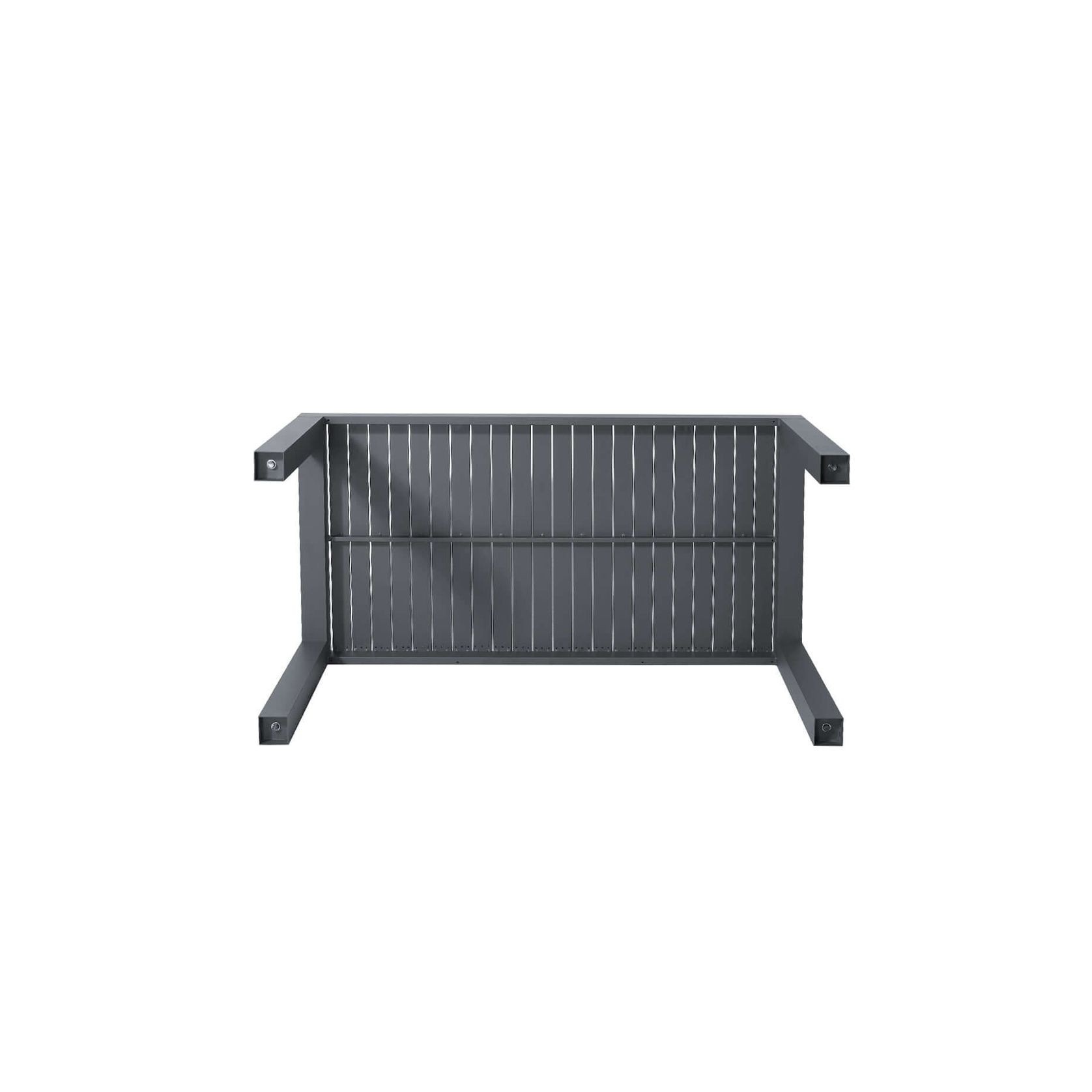 Cirrus Aluminium Dining Table 160 X 80cm gallery detail image