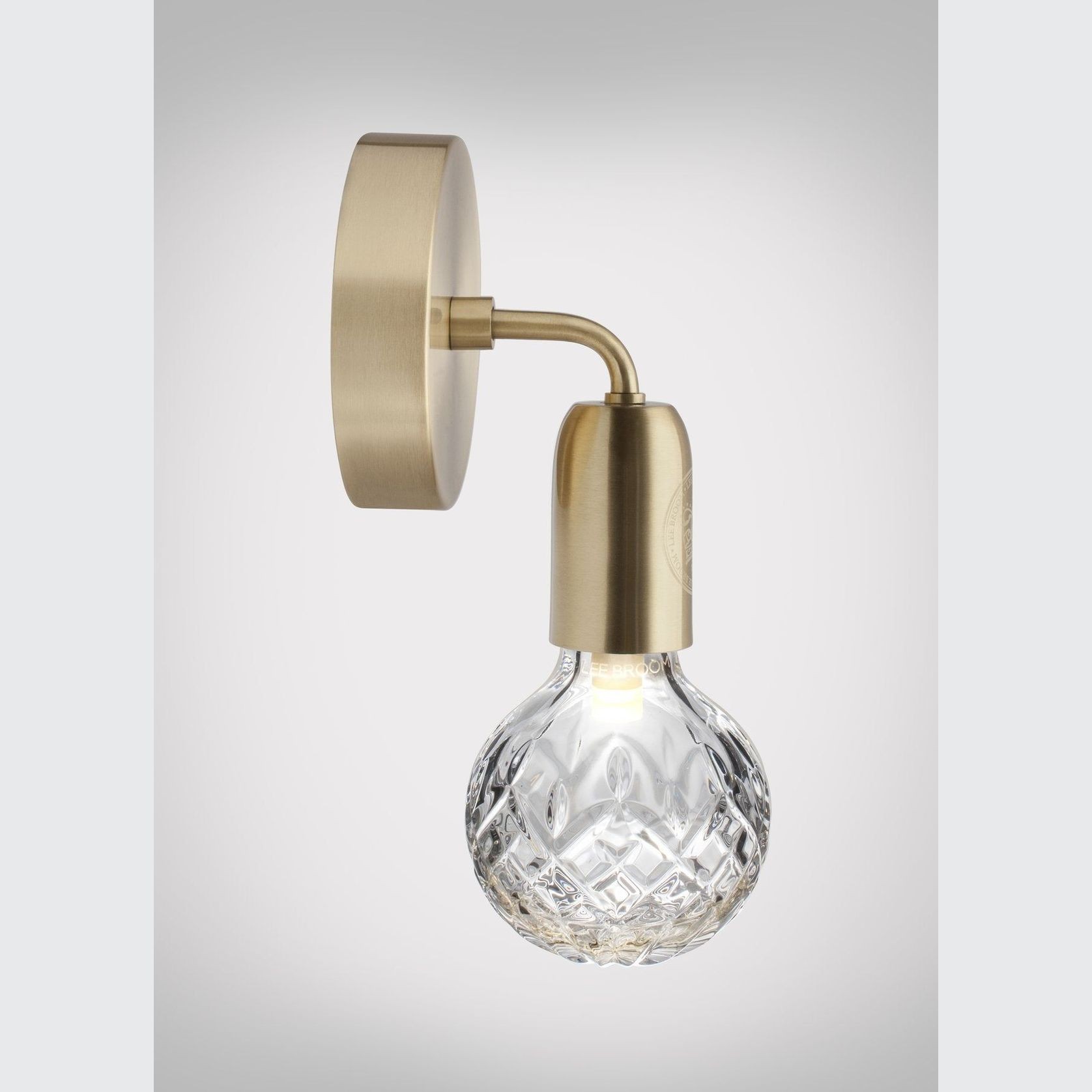 Clear Crystal Bulb wall light by Lee Broom | ECC gallery detail image