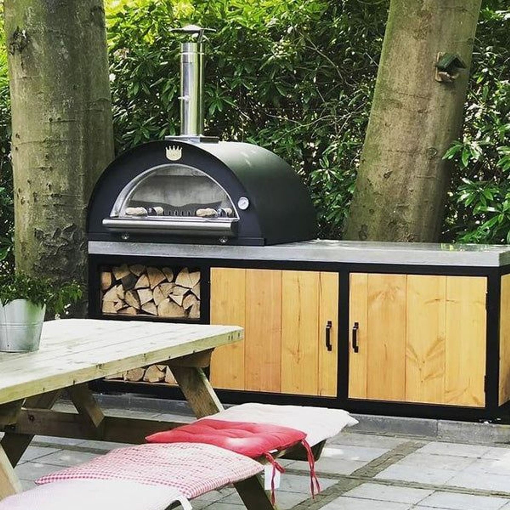 Clementi Large Size 80 Wood Fired Pizza Oven ArchiPro AU