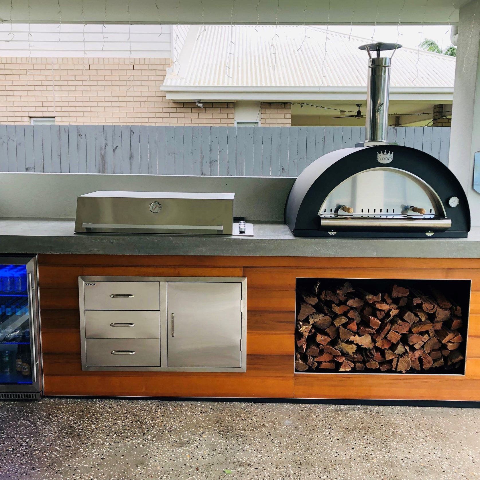 Clementi XL Size 100 Wood Fired Pizza Oven ArchiPro AU