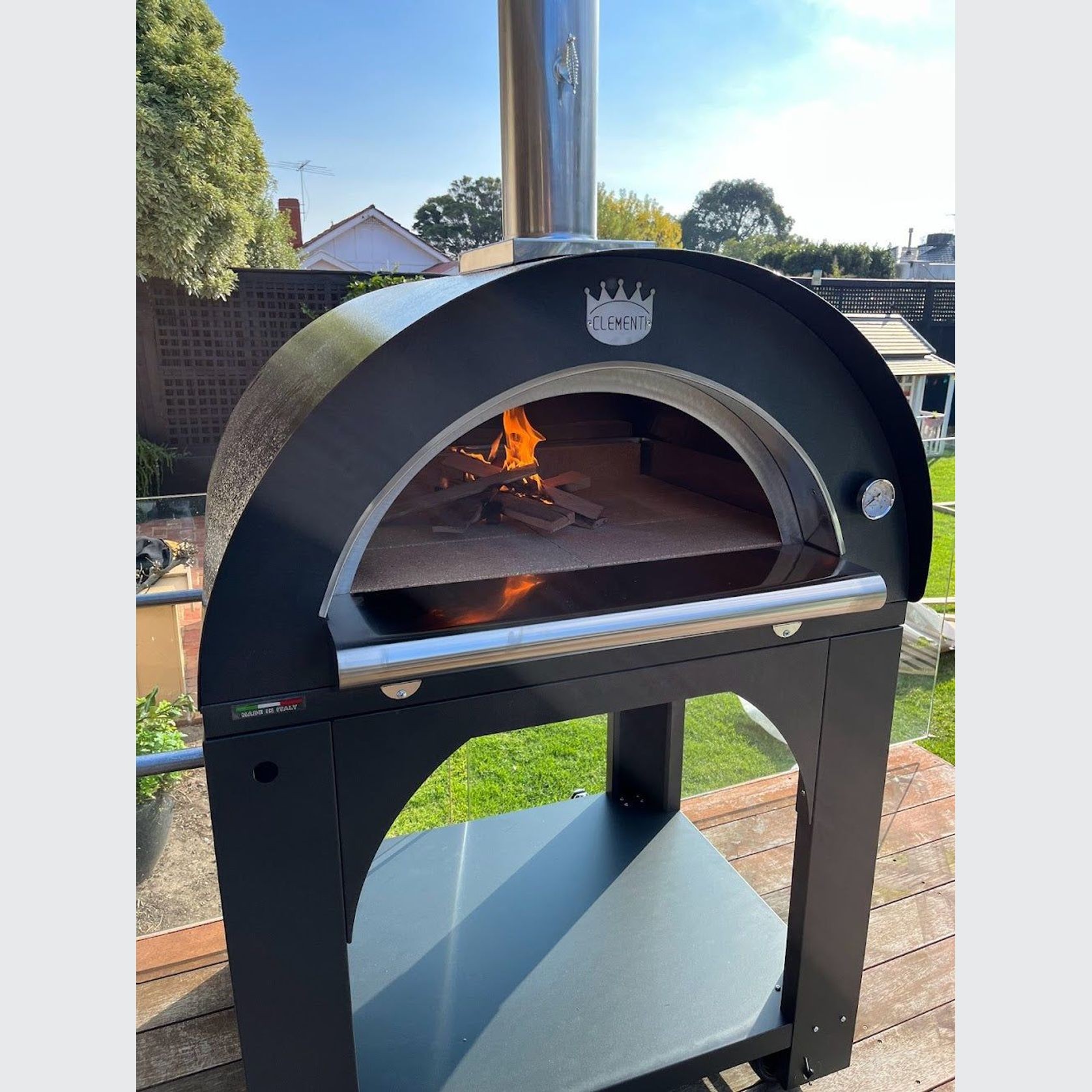 Clementi Large Size 80 Wood Fired Pizza Oven ArchiPro AU