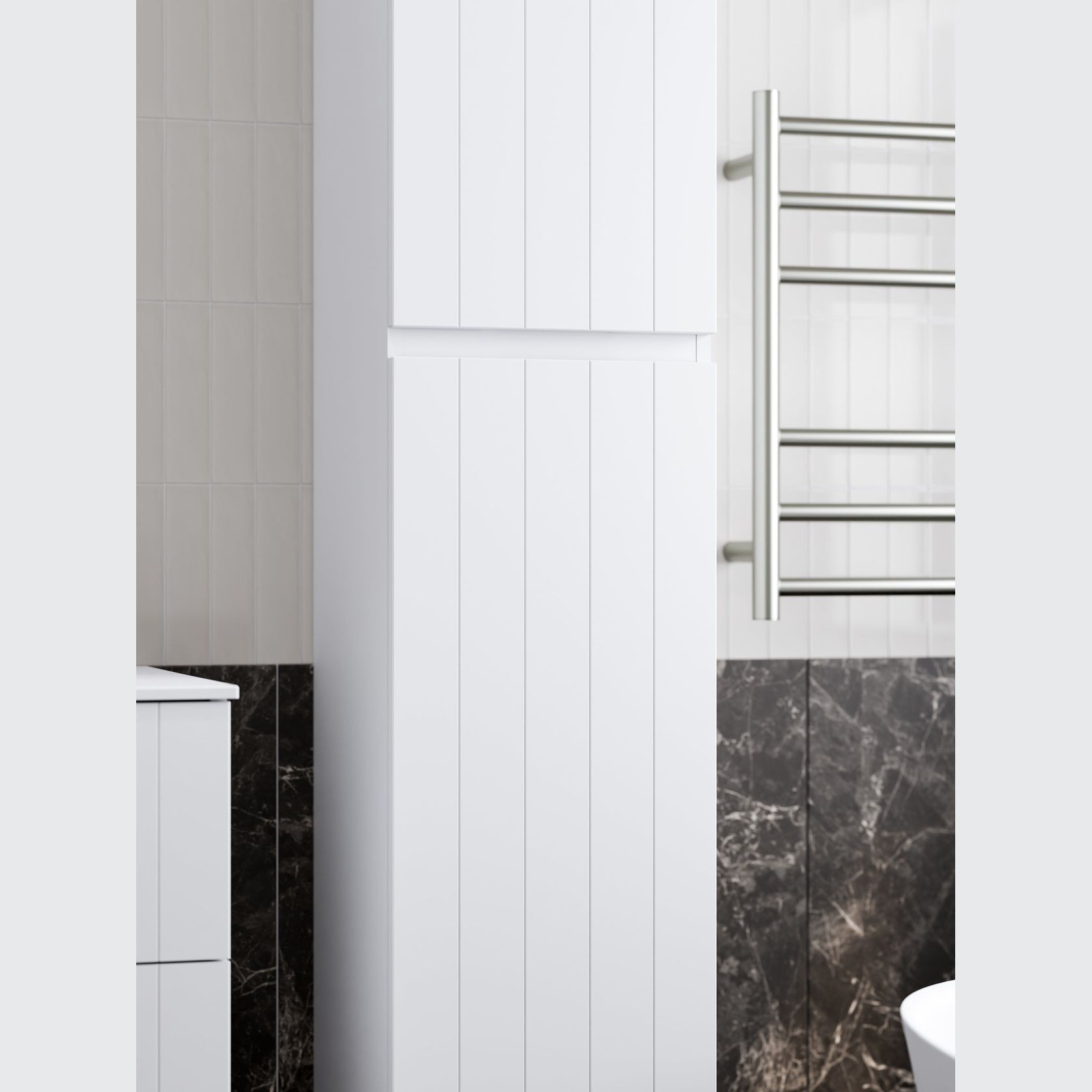 Lineare Tall Bathroom Cabinet | Coastal Front gallery detail image