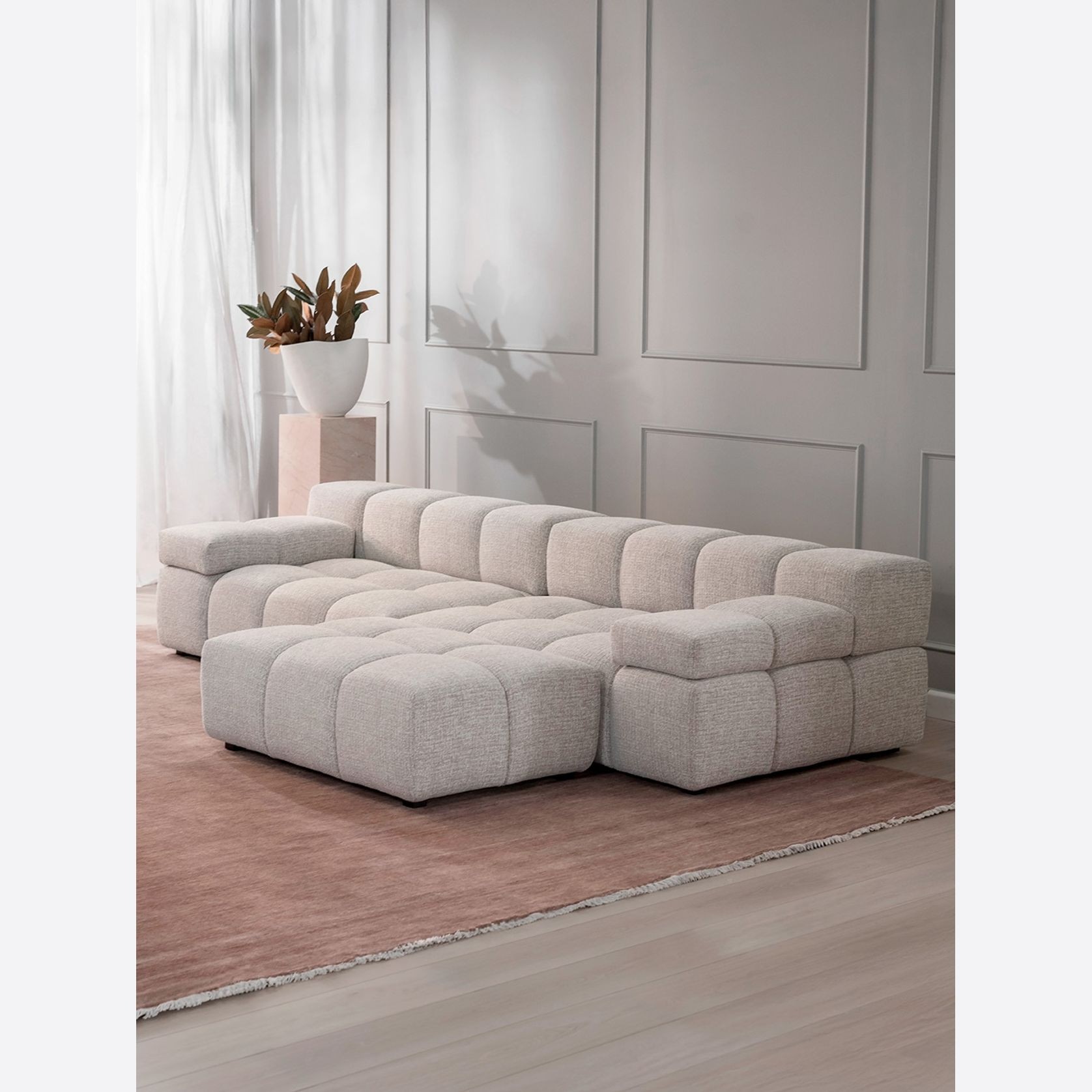 Cobble Sofa | Ecru gallery detail image