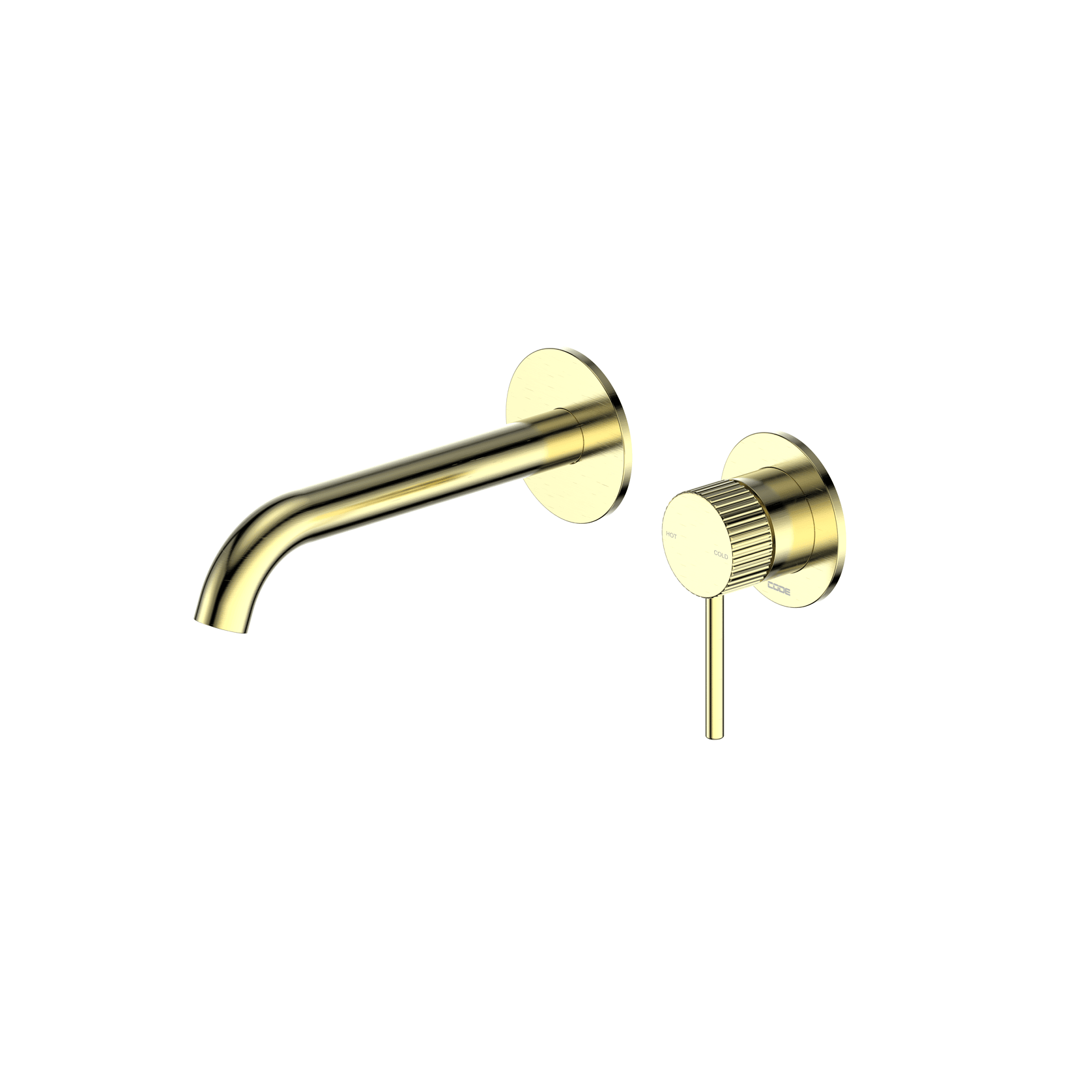 Nature Piper Wall & Basin Mixer | Textured Handle gallery detail image