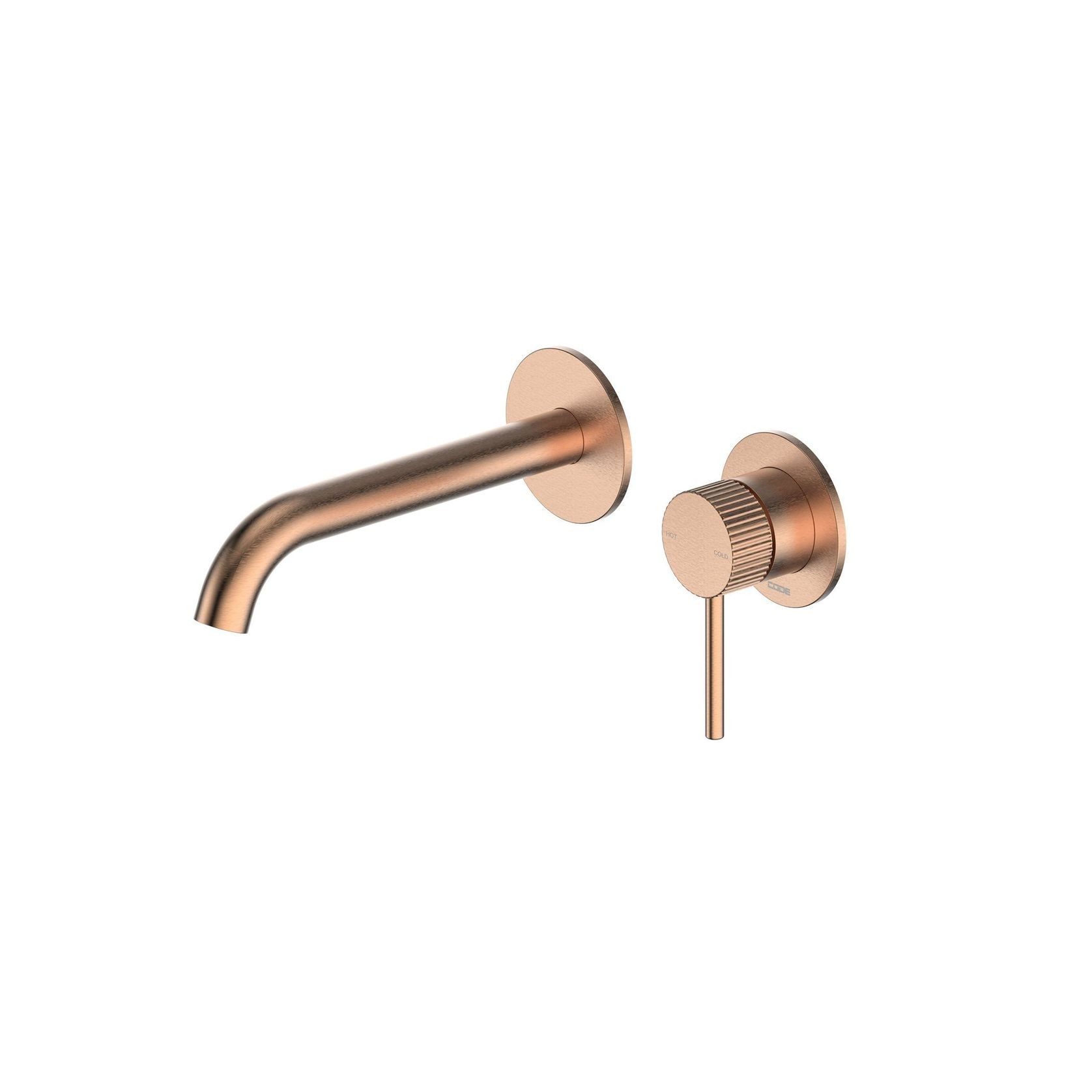 Nature Piper Wall & Basin Mixer | Textured Handle gallery detail image