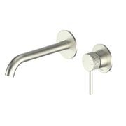 Nature Piper Wall & Basin Mixer | Textured Handle gallery detail image