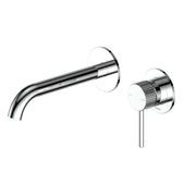 Nature Piper Wall & Basin Mixer | Textured Handle gallery detail image