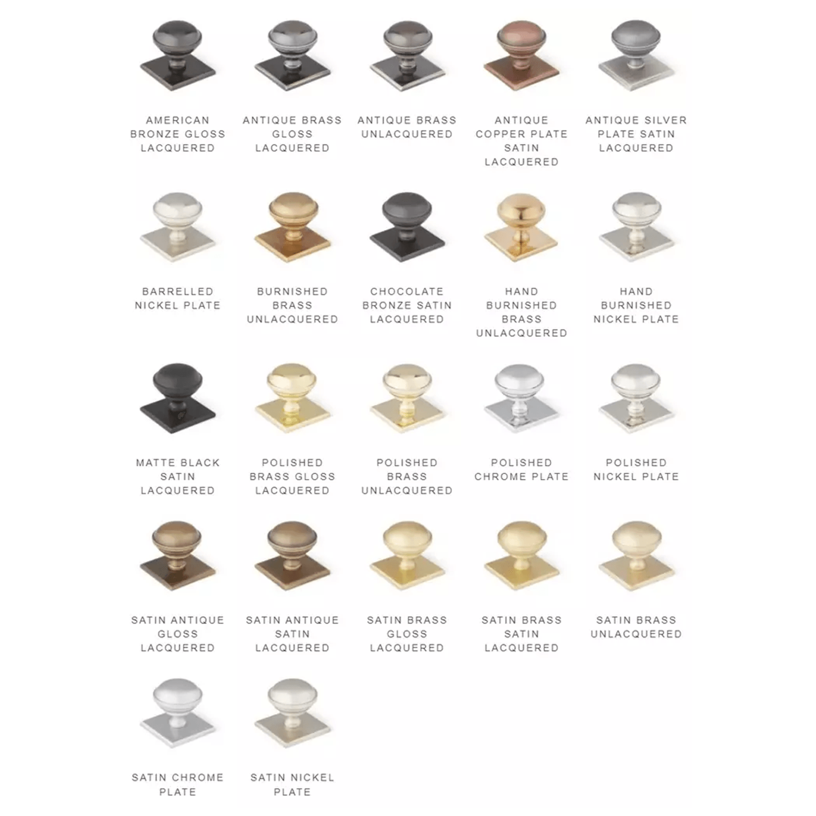 Armac Martin - Mix2 Straight Knurled Knob with Plate gallery detail image