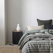 Weave Home European Linen Como Cushion - Khaki | Three Sizes gallery detail image