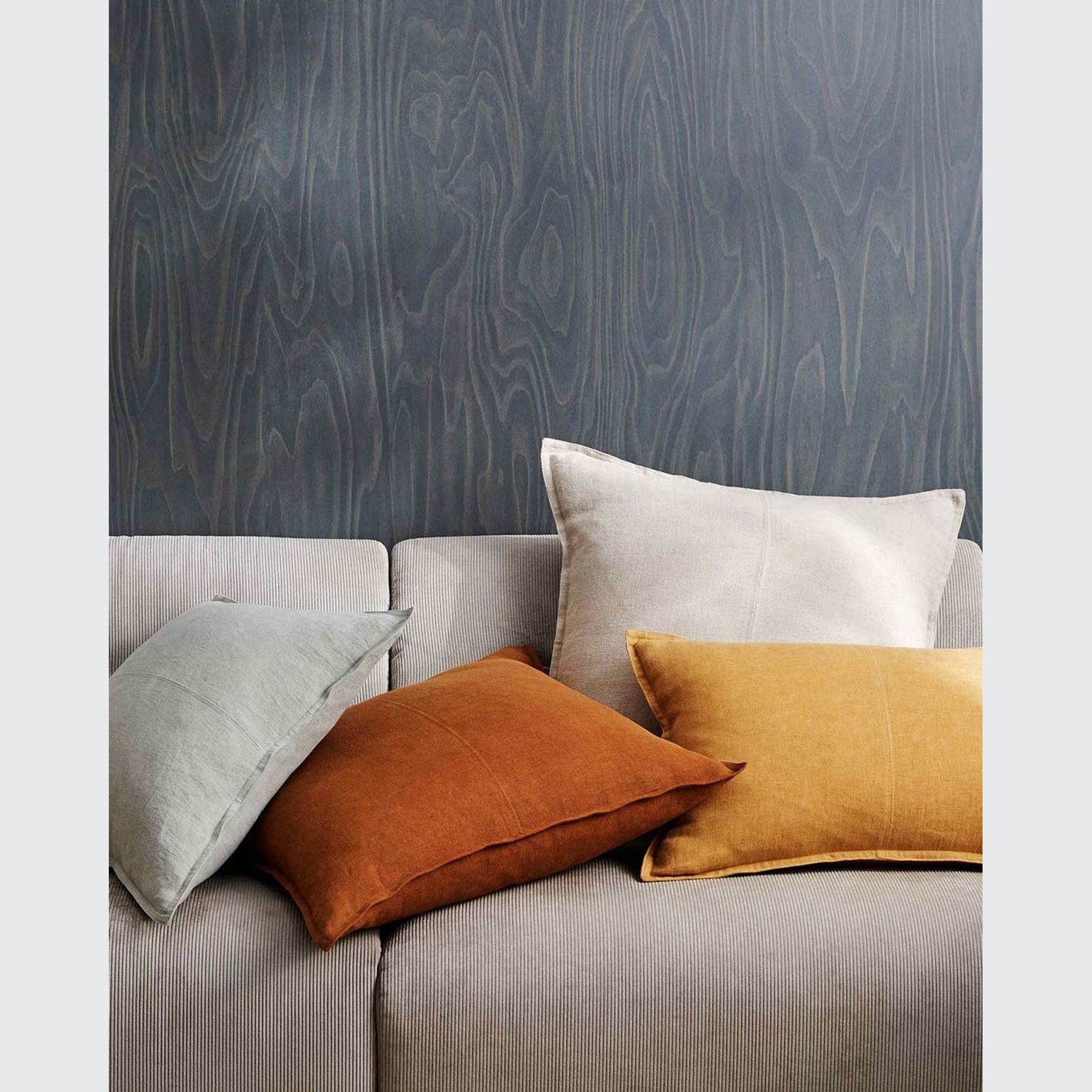 Weave Home European Linen Como Cushion - Spice | Three Sizes gallery detail image