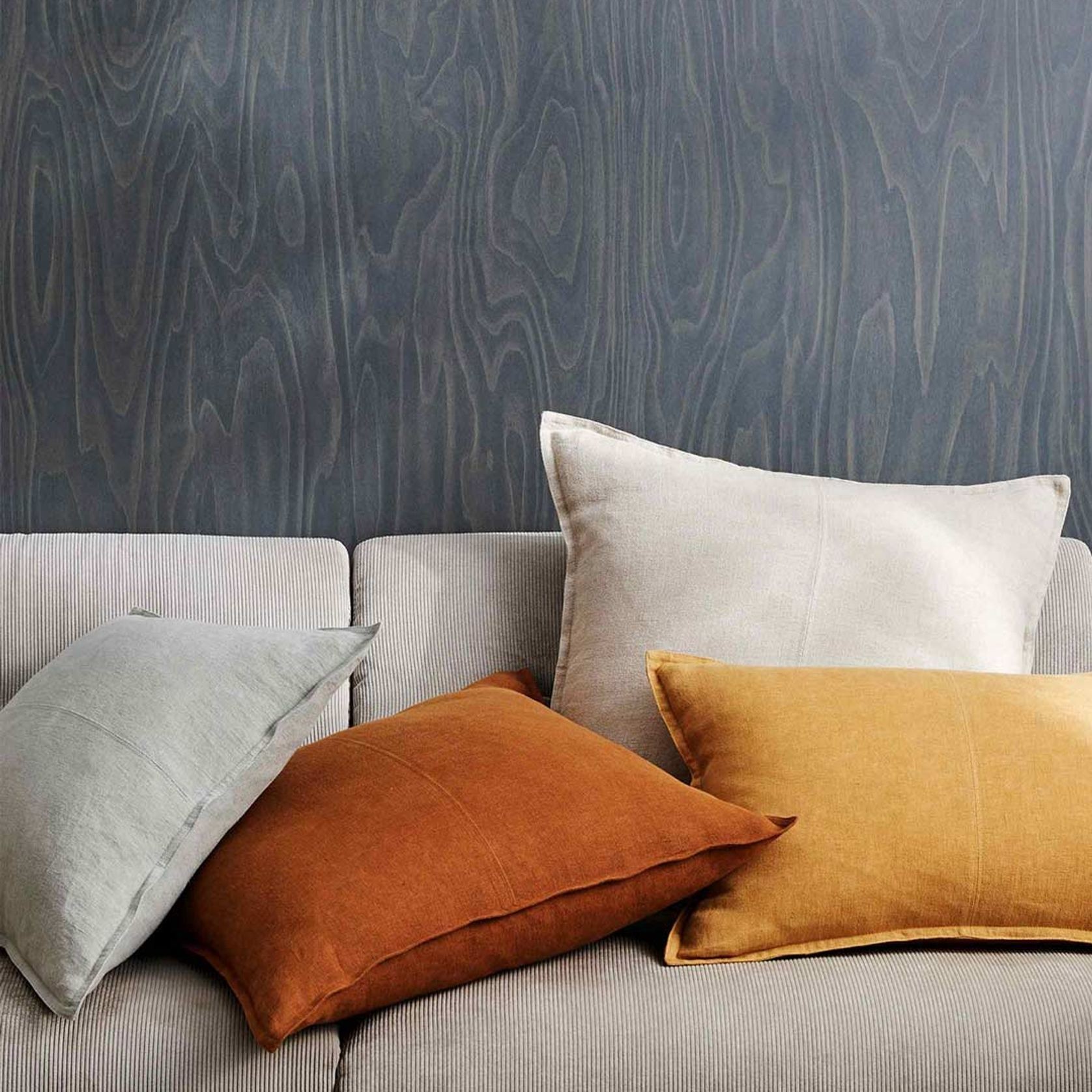 Weave Home European Linen Como Cushion - Spice | Three Sizes gallery detail image