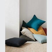 Weave Home European Linen Como Cushion - Moss | Three Sizes gallery detail image