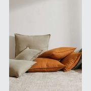 Weave Home European Linen Como Cushion - Caper | Three Sizes gallery detail image