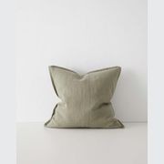 Weave Home European Linen Como Cushion - Caper | Three Sizes gallery detail image