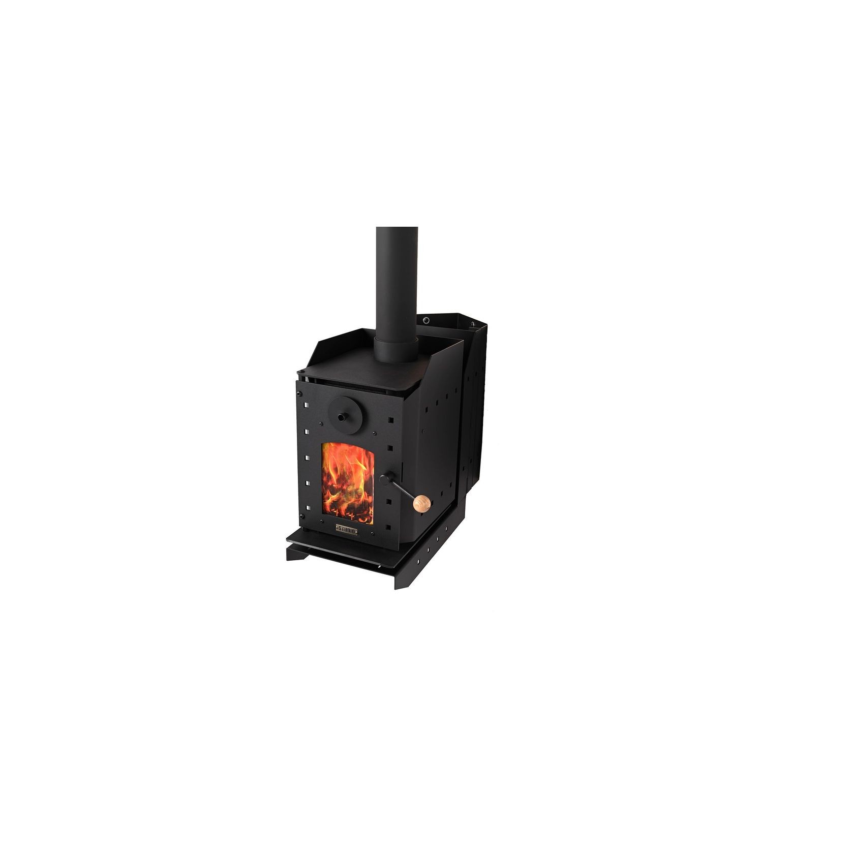 Warmington | Studio Compact - Log Box Fireplace gallery detail image