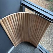 WOODFLEX Flexible Solid Paulownia Wood Slat Wall Panel gallery detail image