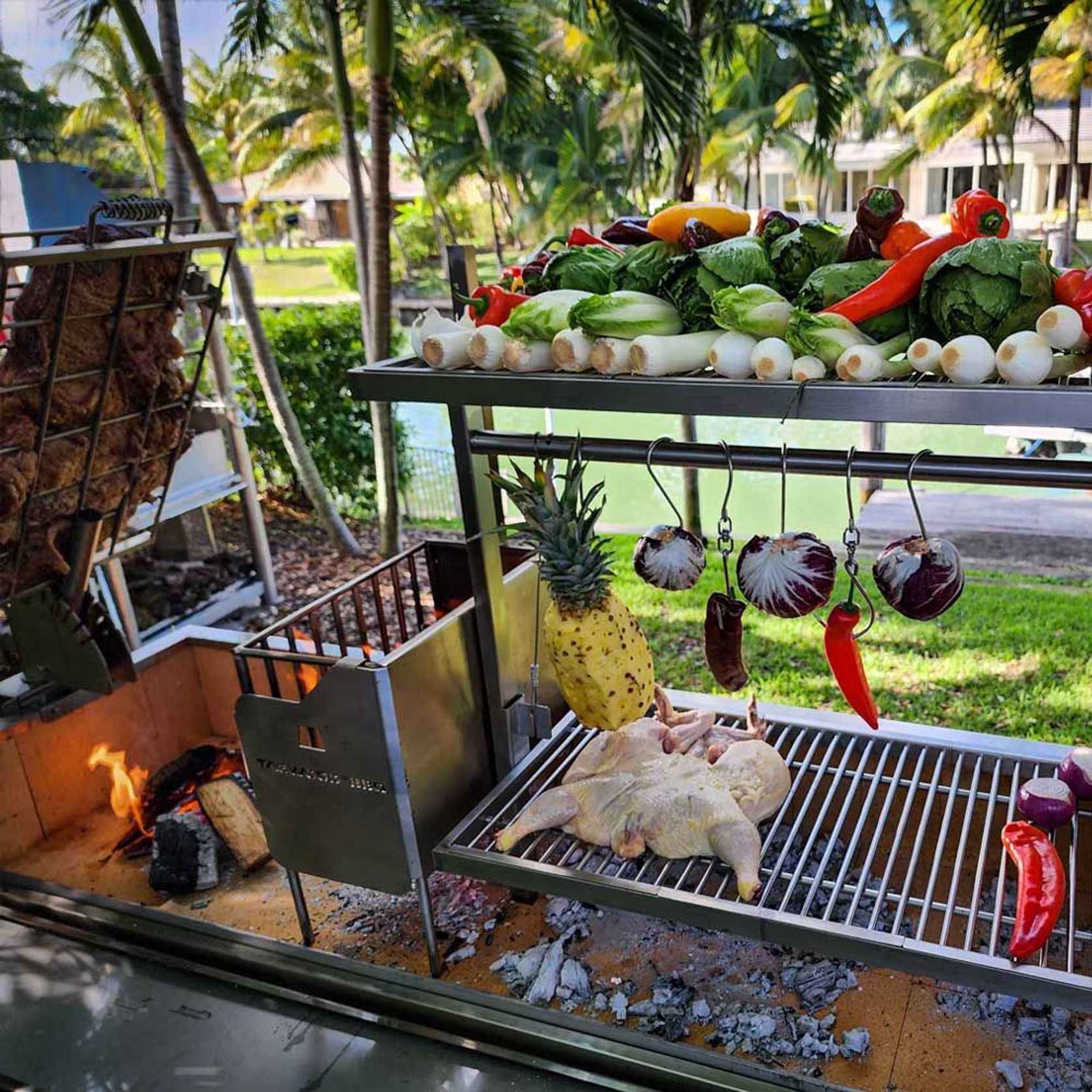 Argentine Santa Maria Charcoal & Woodfired Parilla Grill | BBQ06SS gallery detail image