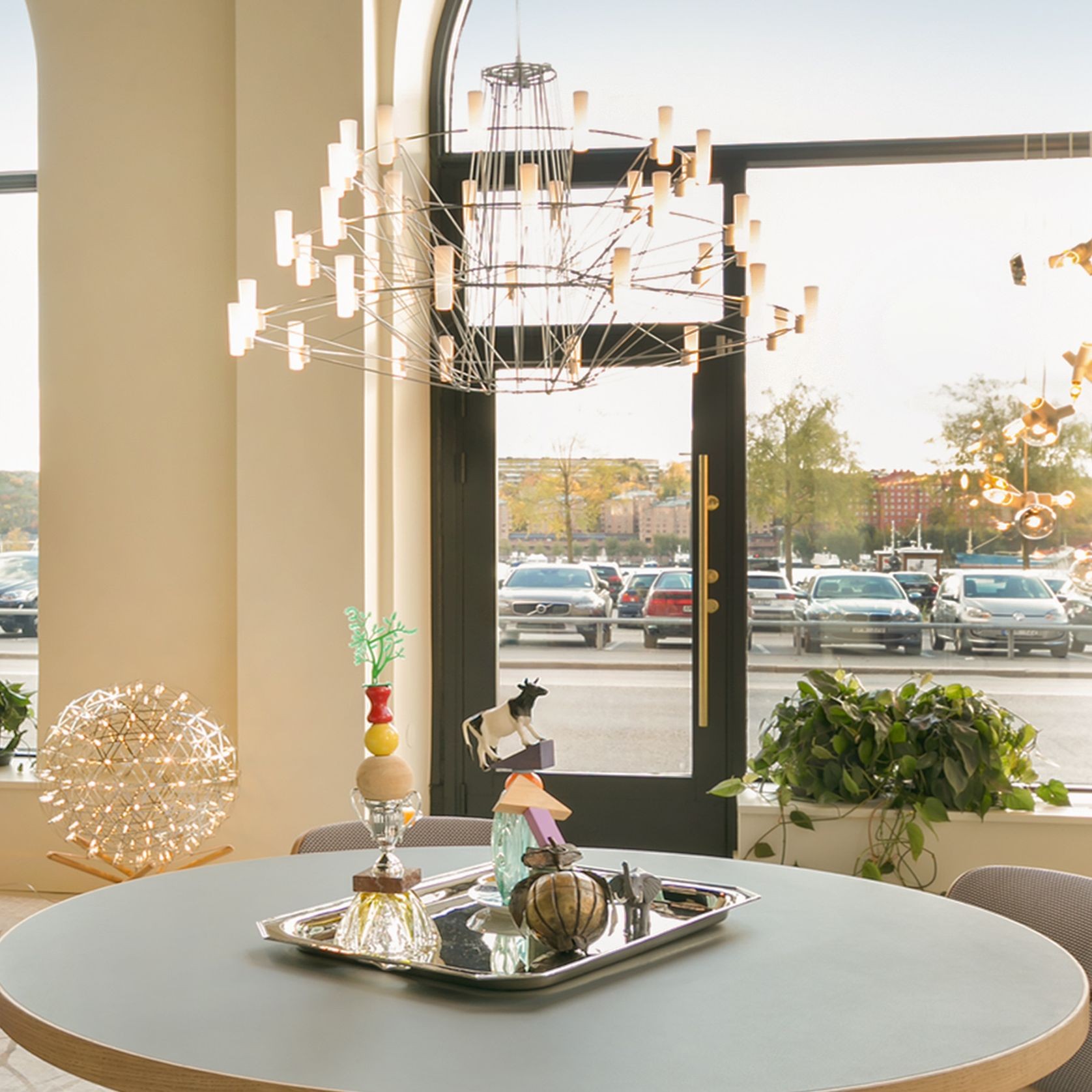 Coppelia Small Suspension Lamp - Black gallery detail image