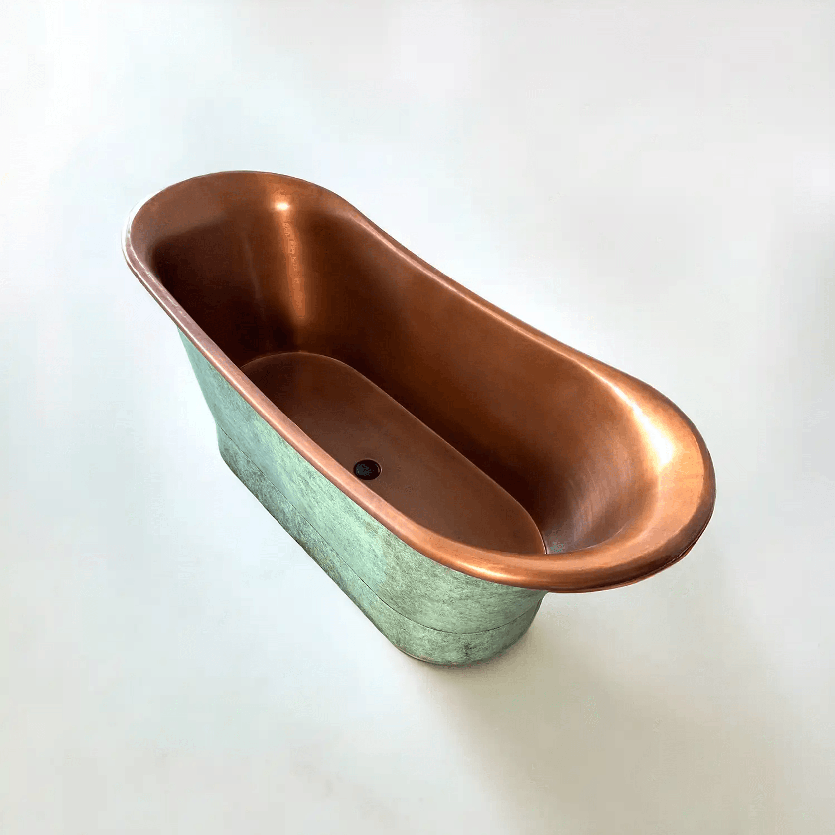 Antique “Vert de Gris” – Copper Bath gallery detail image