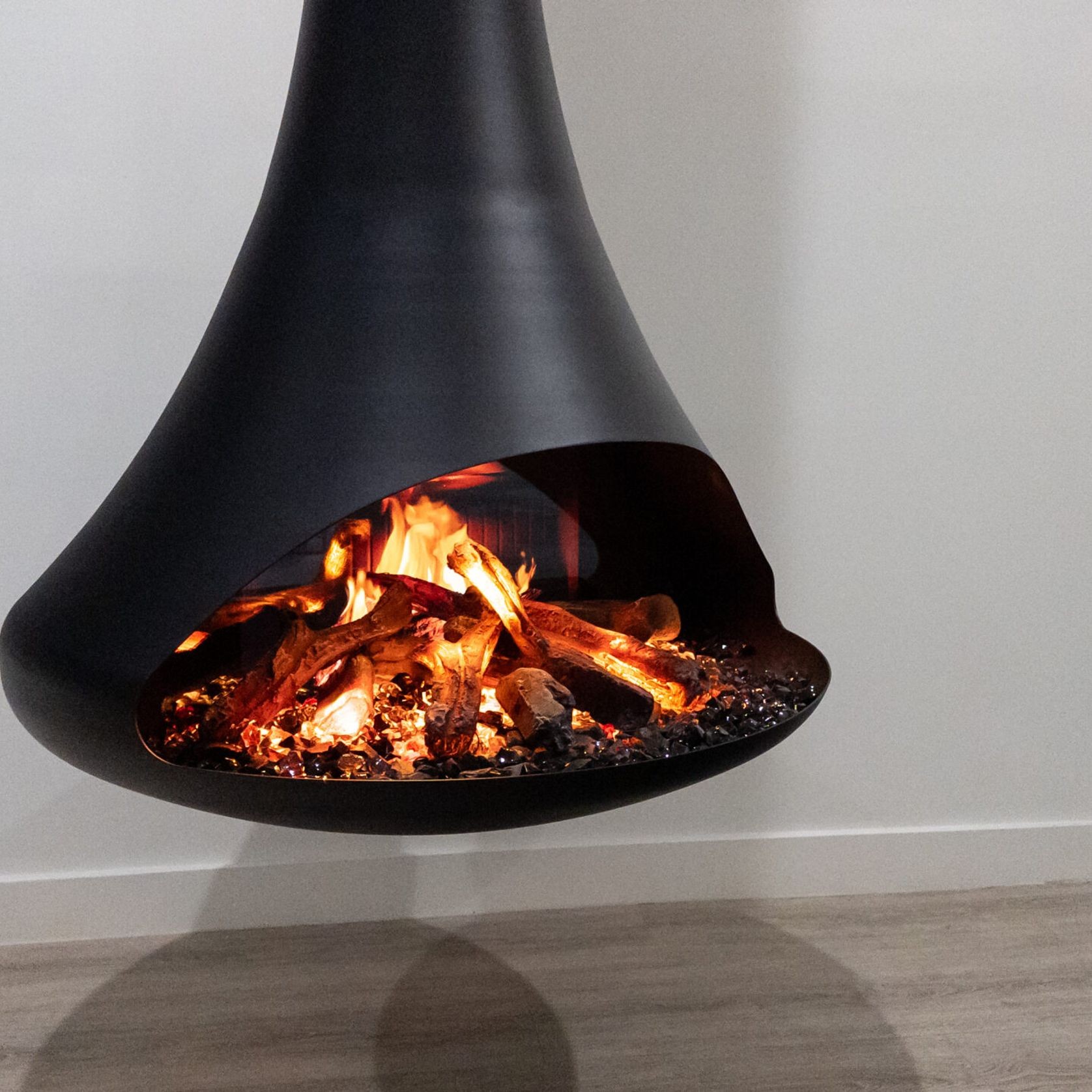 Visionline Emberglow Cove suspended Electric fire gallery detail image