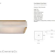 Visual Comfort Kelly Wearstler Covet Medium Flush Mount gallery detail image