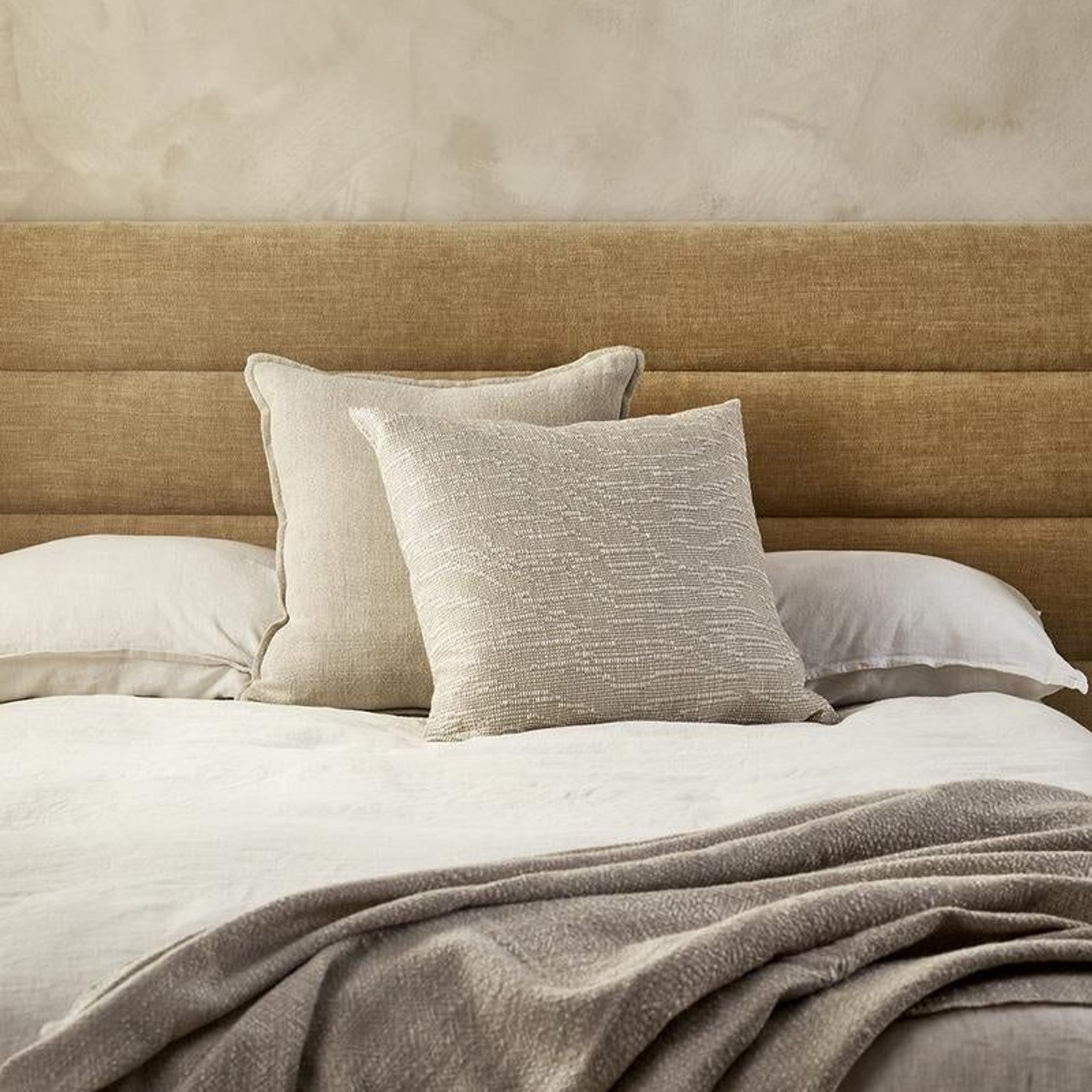 Baya Alder Cushion - Oat | 55 x 55cm gallery detail image