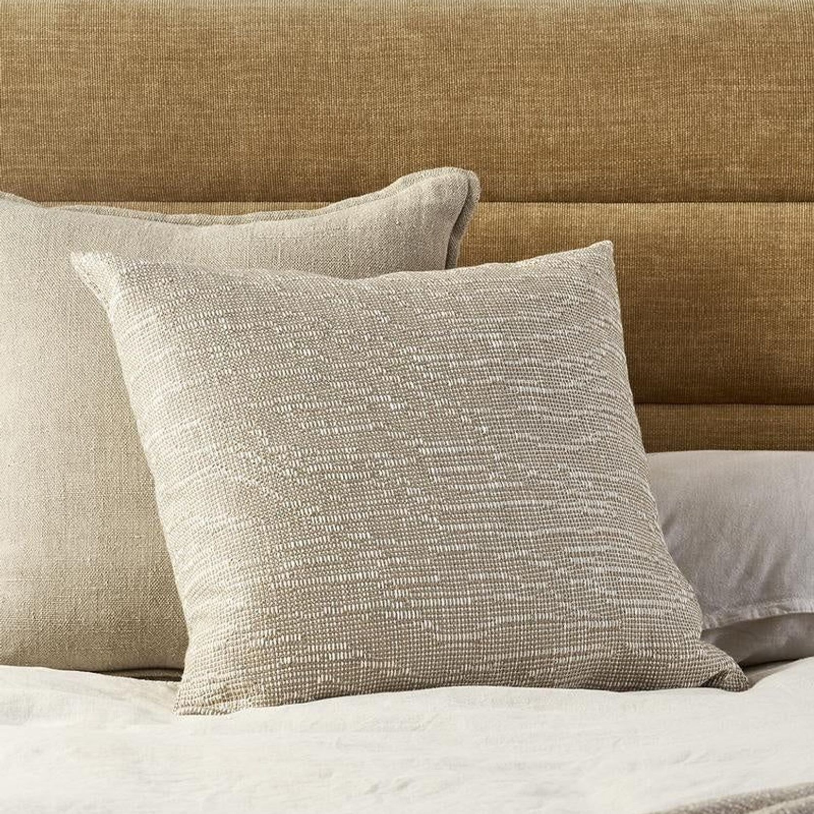 Baya Alder Cushion - Oat | 55 x 55cm gallery detail image