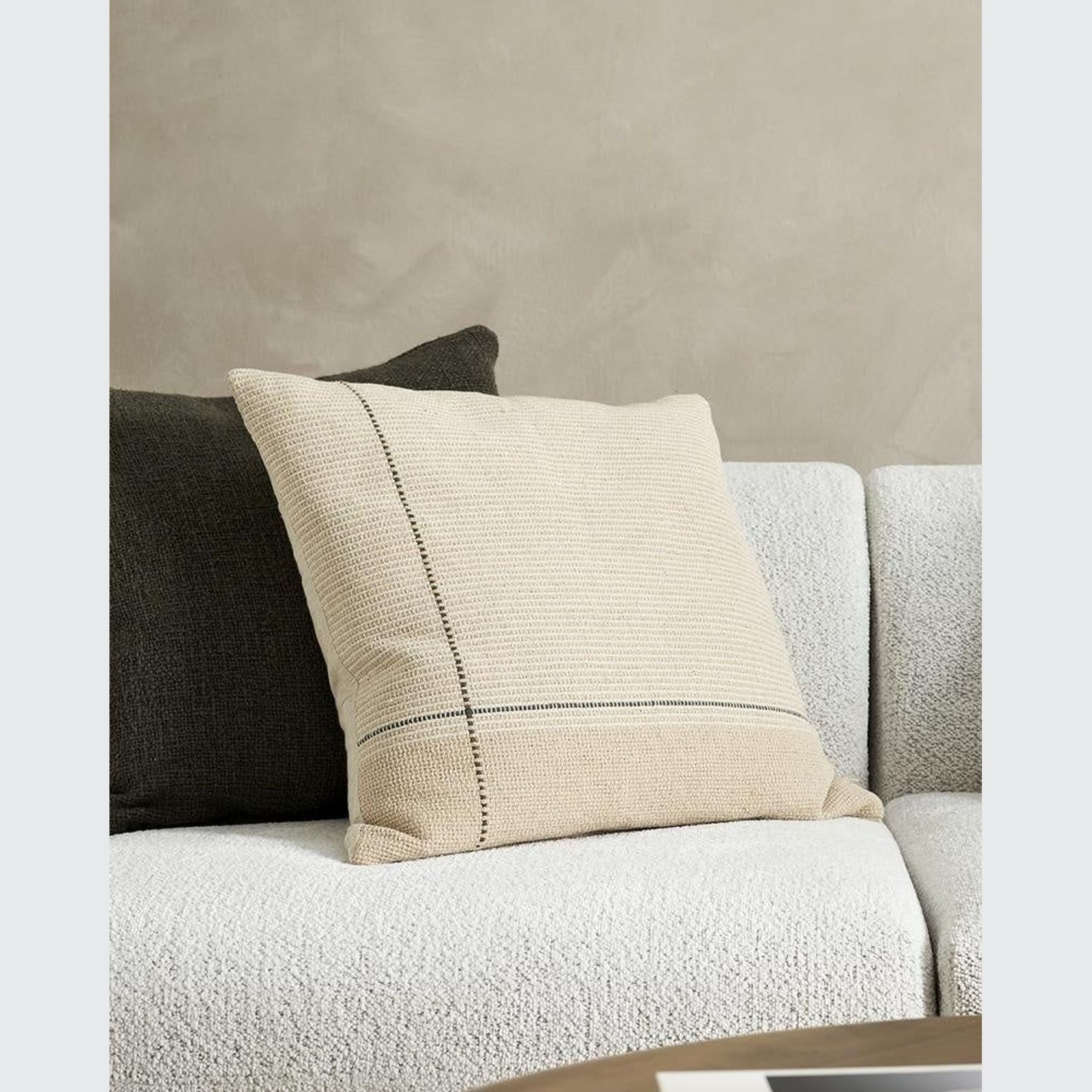 Baya Akemi Cushion - Camel | 55 x 55cm gallery detail image