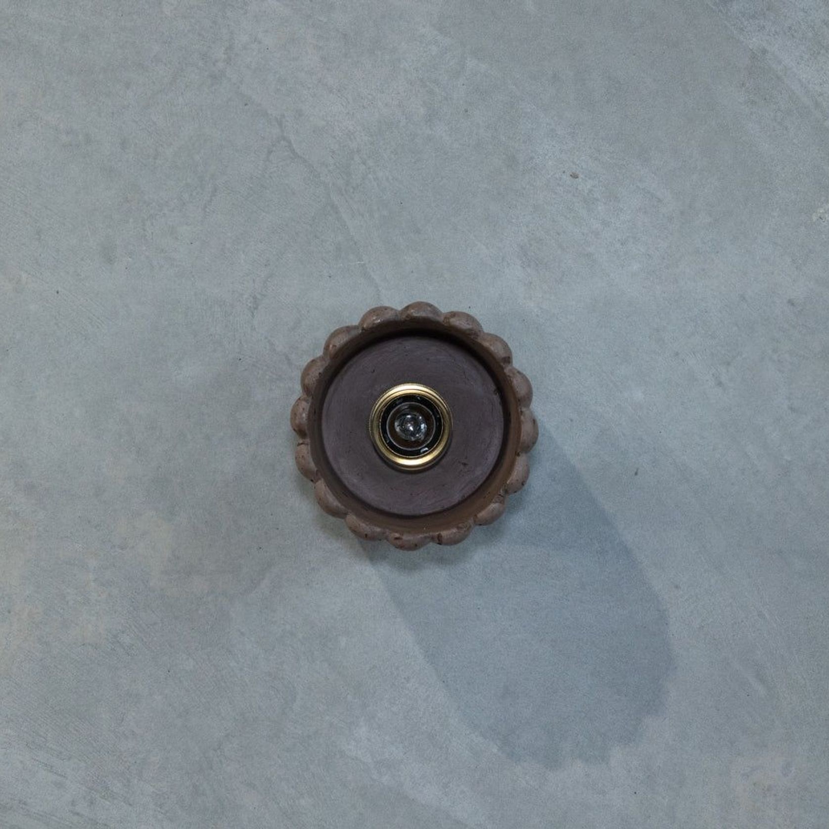 Small Fluted Wall Light with Batten Holder gallery detail image