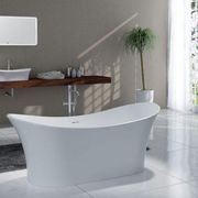 Pietra Bianca Crown Freestanding Stone Bath gallery detail image